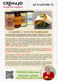 roladki z sosem halloumi